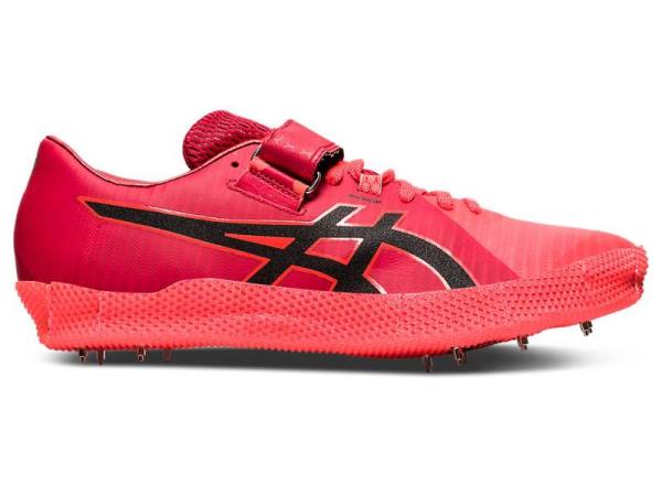 Asics Atletiekschoenen Heren, HI JUMP Oranje/Zwart/Rood - Asics Aanbieding Hardloopschoenen | B8237640-LY